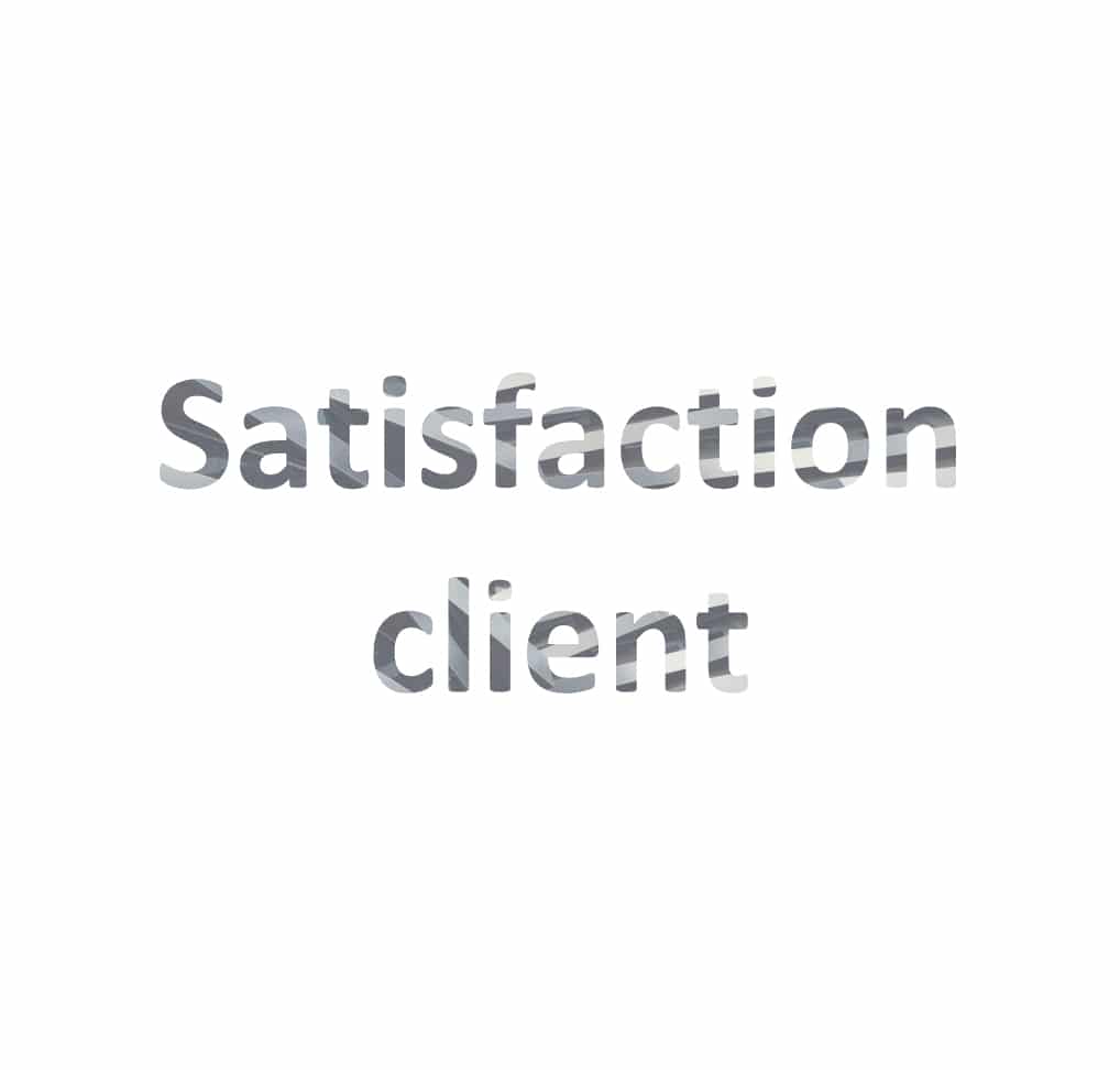 Satisfaction client